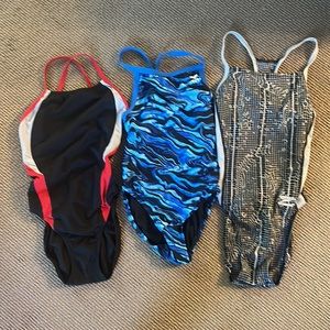 THREE practice swim suits for one price